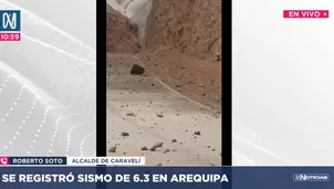 Sismo en Arequipa. Foto y video: Canal N