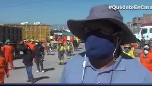 Trabajadores esperan respuesta de las autoridades. Foto y video: Canal N