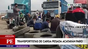 Transportes de carga en Arequipa. América Noticias