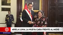 Ariela Luna juró como ministra de Desarrollo e Inclusión Social.