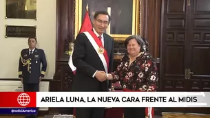 Ariela Luna juró como ministra de Desarrollo e Inclusión Social.