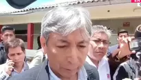 Ministro de Economía, José Arista, negó que la presidente Dina Boluarte esté en casos de corrupción. / Video: Canal N