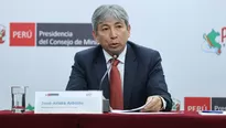 José Arista, ministro de Economía y Finanzas. Foto: PCM. Video: Canal N