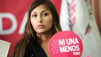 Arlette Contreras, peruana promotora del colectivo 'Ni Una Menos'. Foto: Andina