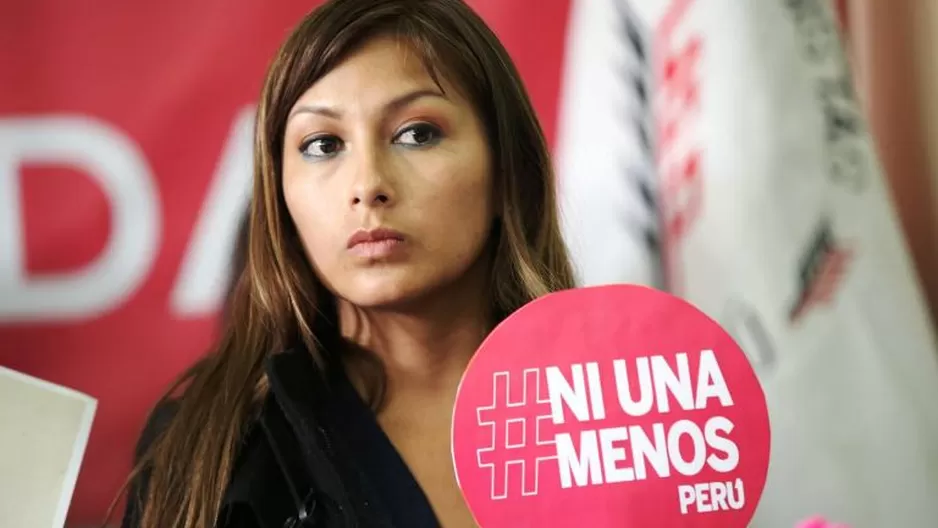 Arlette Contreras, peruana promotora del colectivo 'Ni Una Menos'. Foto: Andina