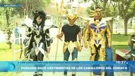 Armaduras de los Caballeros del Zodiaco elaboradas por manos peruanas