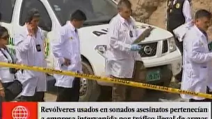 Armas usadas en sonados crímenes prvenían de Enzo SAC. América Noticias