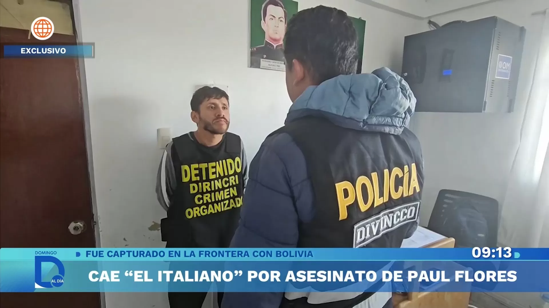 Alias El Italiano tras ser capturado - Fuente: Domingo Al Día Alias El Italiano tras ser capturado - Fuente: Domingo Al Día