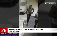 Arrebatan celular a joven a plena luz del día en San Juan de Lurigancho - Noticias de juan-silva