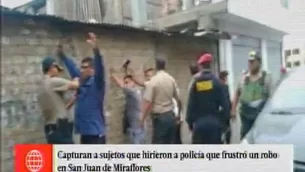 Detención de delincuentes. América Noticias