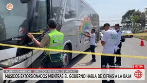 Jerí mostró cuadros y gráficos asegurando que la criminalidad va en descenso