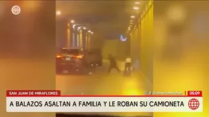 Asaltan a balazos a una familia en San Juan de Miraflores. Foto y video: América Noticias