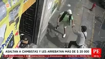 Asaltan a cambistas y les arrebatan 20 mil dólares en el Centro de Lima. Foto y video: América Noticias