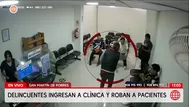 Asaltan clínica y roban a pacientes en San Martín de Porres