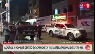 Asaltan a hombre en camioneta y le roban S/ 190 mil en Trujillo