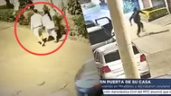 Asaltan a pareja en su casa en Miraflores tras seguirlos