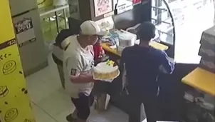 Asaltan pastelería en Huaycán y se llevan hasta una torta. Foto y video: América Noticias