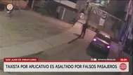 Asaltan a taxista por aplicativo en San Juan de Miraflores