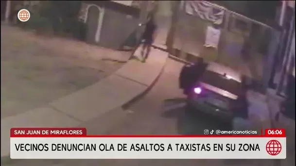 Falsos pasajeros golpearon y asaltaron a taxista por aplicativo en San Juan de Miraflores/ América Noticias Falsos pasajeros golpearon y asaltaron a taxista por aplicativo en San Juan de Miraflores/ América Noticias