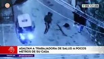 Delincuentes acorralaron a mujer | Video: América Noticias