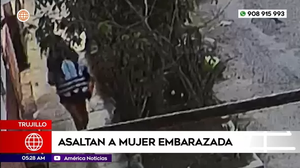 Asaltan a mujer embarazada en Trujillo. Foto: América Noticias Asaltan a mujer embarazada en Trujillo. Foto: América Noticias