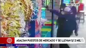 Asalto en mercado de SJL. América Noticias