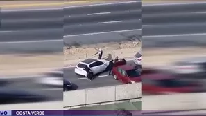 Asalto en la Costa Verde: roban lingotes de oro en San Miguel. Foto y video: Canal N