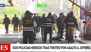 Asalto en Surco: policía herido se encuentra en cuidados intensivos