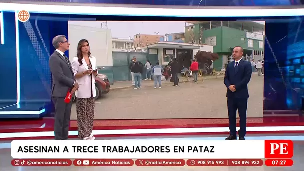 Asamblea Nacional de Gobernadores Regionales sobre asesinatos en Pataz. Foto: América Noticias