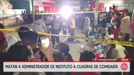 Asesinan a administrador en San Martín