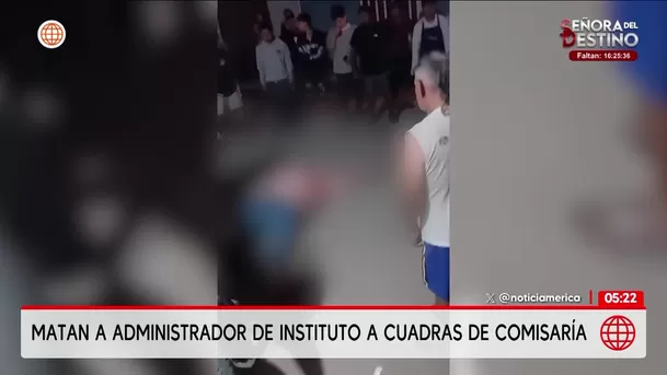 Asesinan a administrador en San Martín. Foto: América Noticias