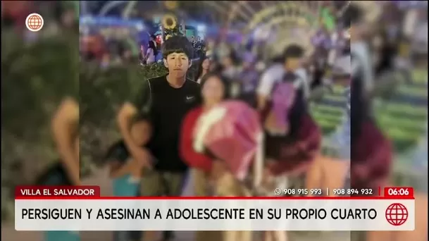 Asesinan a menor de 16 años en Villa El Salvador/ América Noticias