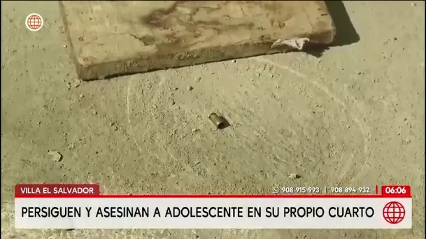 Tres sujetos persiguen y asesinan a un adolescente de 16 años dentro de su vivienda en Villa El Salvador/ América Noticias