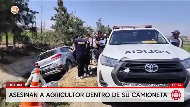 Asesinan a agricultor de 11 disparos en Huaura. Foto: América Noticias