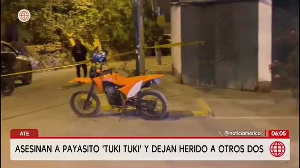 Sicarios asesinan al payaso Tuki Tuki y dejan heridos a dos en Ate/ América Noticias Sicarios asesinan al payaso Tuki Tuki y dejan heridos a dos en Ate/ América Noticias