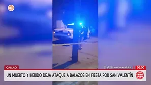 Asesinan a animador de eventos durante fiesta de San Valentín en el Callao. Foto y video: América Noticias