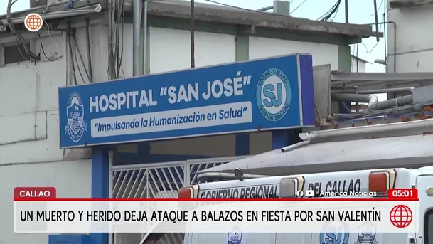Asesinan a animador de eventos durante fiesta de San Valentín en el Callao. Foto: América Noticias