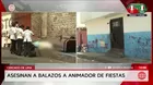 Asesinan a animador frente a cevichería en Cercado de Lima
