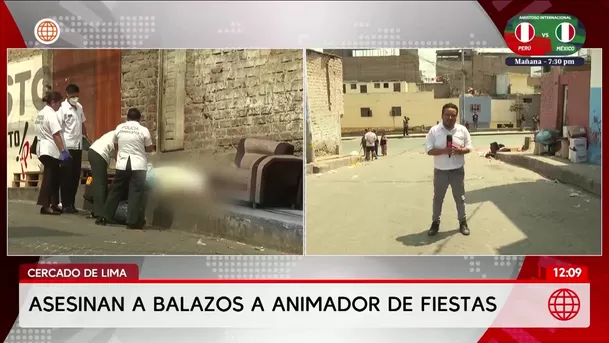 Asesinan a animador frente a cevichería en Cercado de Lima. Foto: América Noticias Asesinan a animador frente a cevichería en Cercado de Lima. Foto: América Noticias
