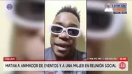 Asesinan a animador y a mujer en cevichada del Callao