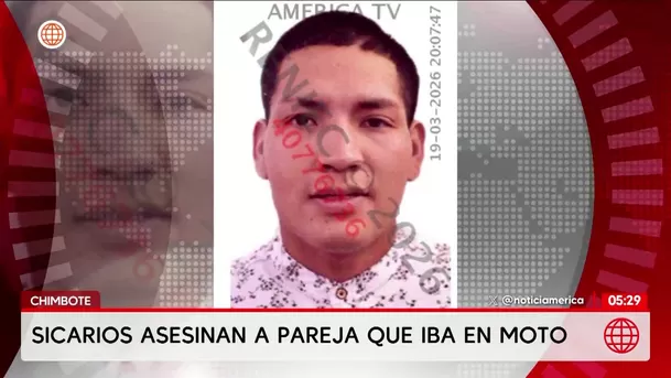 Asesinan apareja que iba en moto en Chimbote. Foto: América Noticias Asesinan apareja que iba en moto en Chimbote. Foto: América Noticias