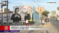 Asesinan a balazos a adolescente a plena luz del día en el Callao. Foto y video: América Noticias