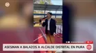 Asesinan a balazos al alcalde Víctor Hugo Febre en Piura
