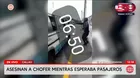 Asesinan a balazos a chofer de combi en Callao