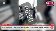 Asesinan a balazos a chofer de combi en Callao