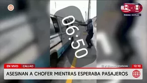Matan a balazos a chofer de combi en Callao. Foto y video: América Noticias