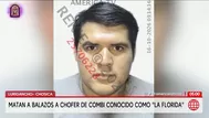 Asesinan a balazos a chofer de combi en Lurigancho-Chosica