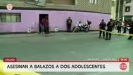 Asesinan a balazos a dos adolescentes de 14 años en el Callao