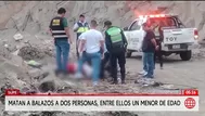 Asesinan a balazos a dos extranjeros en un camino rural de Supe