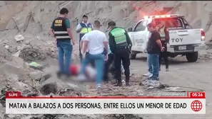 Asesinan a balazos a dos extranjeros en un camino rural de Supe. Foto y video: América Noticias
